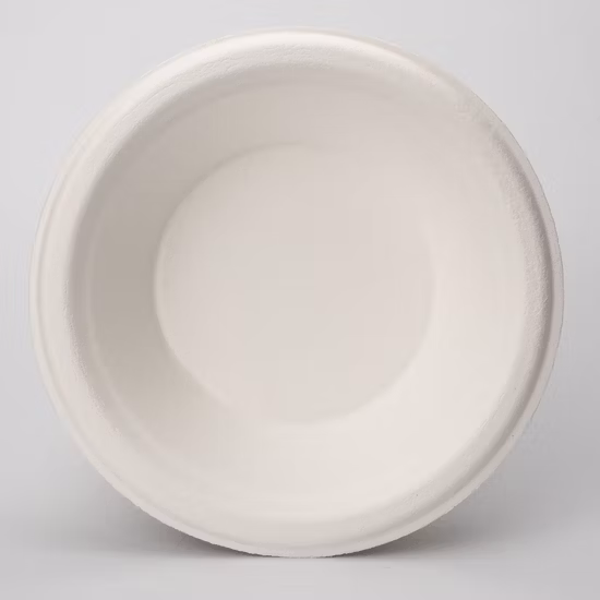 Support à salade blanc 12 oz 100 % pulpe de compost biodégradable papier compostable vaisselle en papier