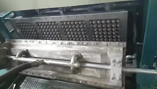 Capacité semi-automatique 2000-4000piece Plateau de plaque de fruits d'oeufs en papier formant la machine
