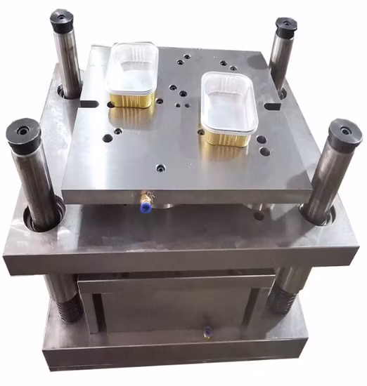 Récipient à emporter jetable en papier d'aluminium / Ligne de production de machine de pot de soupe et de couvercle