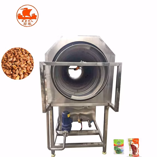 Machine de séchage de nettoyage de sac d'emballage flexible de lavage de tambour rotatif de noix de cajou de nourriture industrielle d'agriculture