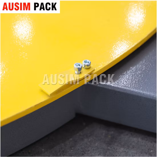 Machine d'emballage extensible d'emballage de plaque tournante d'emballage de plaque tournante de Base de dérapage de palette en bois d'emballage de grand emballage en plastique industriel de haute qualité