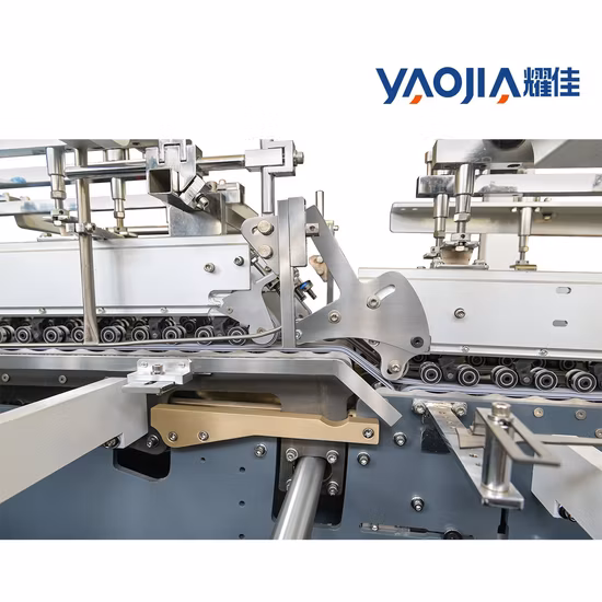 Palettes électrique Yaojia Chine dossier Gluer Stitcher papier couvercle Machine de fabrication de cartons avec un bon service