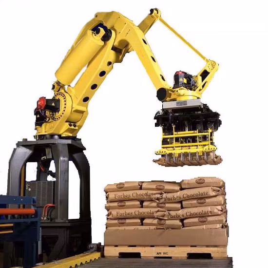 Système de palettisation robotique Machines d'emballage automatiques pour sacs/bouteilles/cartons
